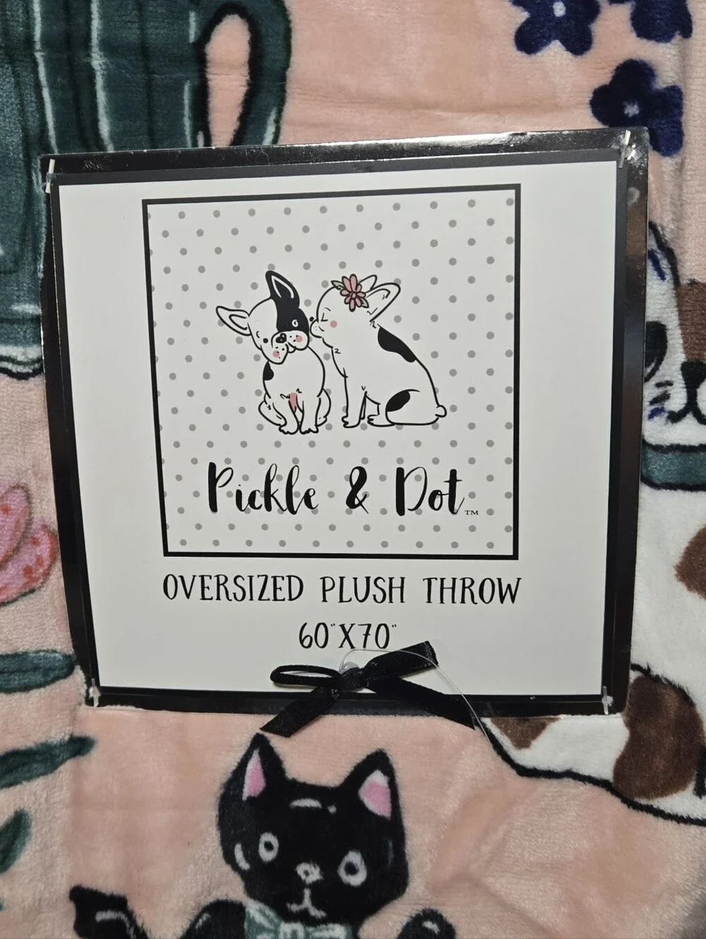 Pickle And Dot Throw Blanket